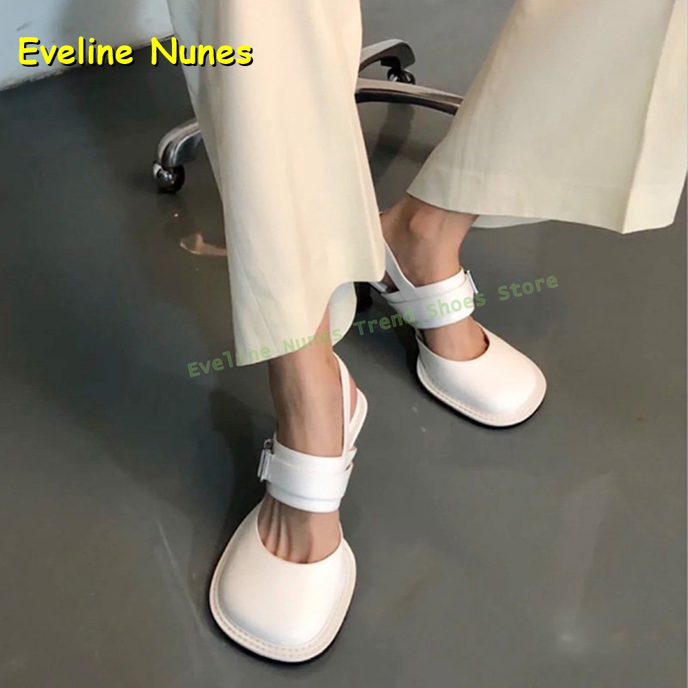 صنادل نسائية سوداء بكعب سميك و - مراجعة Sandals وسعره